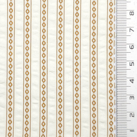 Stripe Jacquard Cotton Polyester Woven Fabric - FAB1820 - 1.Pink-2.Silver-3.Beige-4.Blue-5.Green-6.Royal Blue-7.Gold-8.Brown-9.Navy-10.Black 