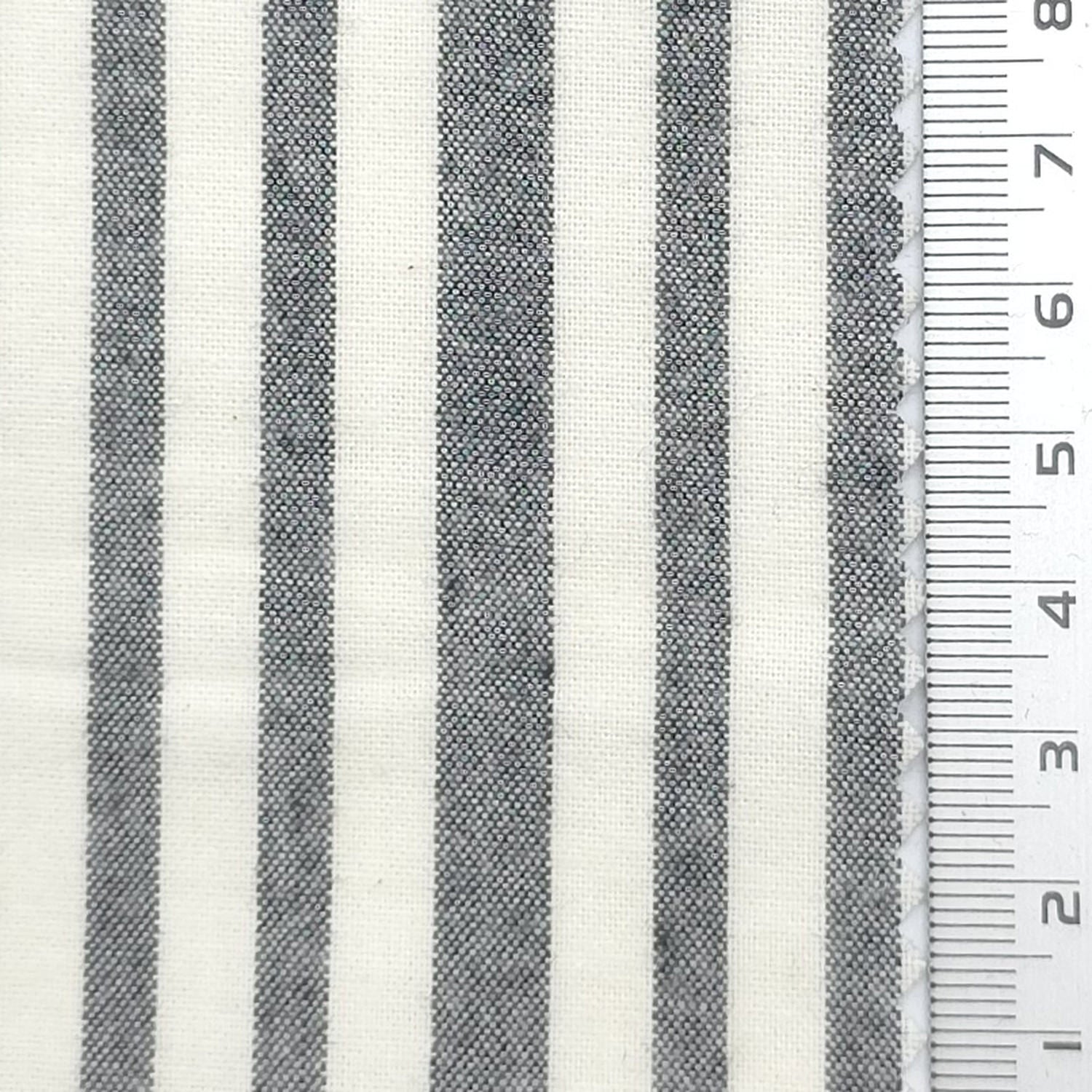 Bengal Stripe 100% Cotton Woven Fabric - FAB1967 - Slate Gray