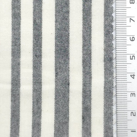 Bengal Stripe 100% Cotton Woven Fabric - FAB1967 - Slate Gray