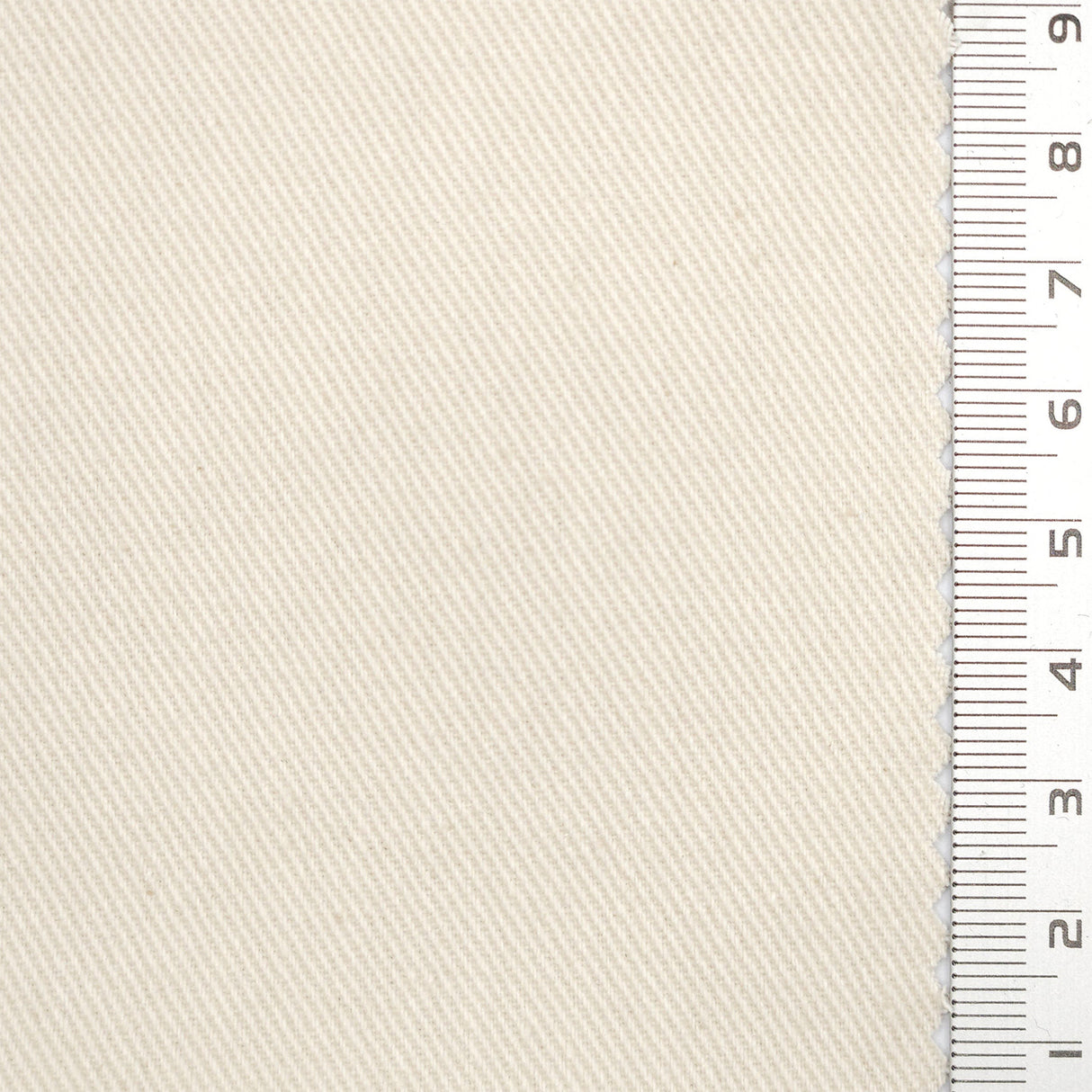 10s Solid Twill Cotton Woven Fabric - FAB1757 - Ivory