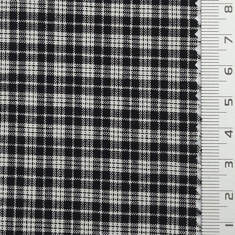 Check YarnDyed Cotton Woven Fabric - FAB1799 - 1.Charcoal Plaid-2.Navy Blue Plaid-3.Black Plaid-4.Burgundy Plaid-5.Dark Gray Plaid-6.Navy/Gray Plaid-7.Charcoal Plaid-8.Burgundy Plaid 