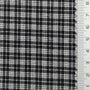 Check YarnDyed Cotton Woven Fabric - FAB1799 - Black Plaid