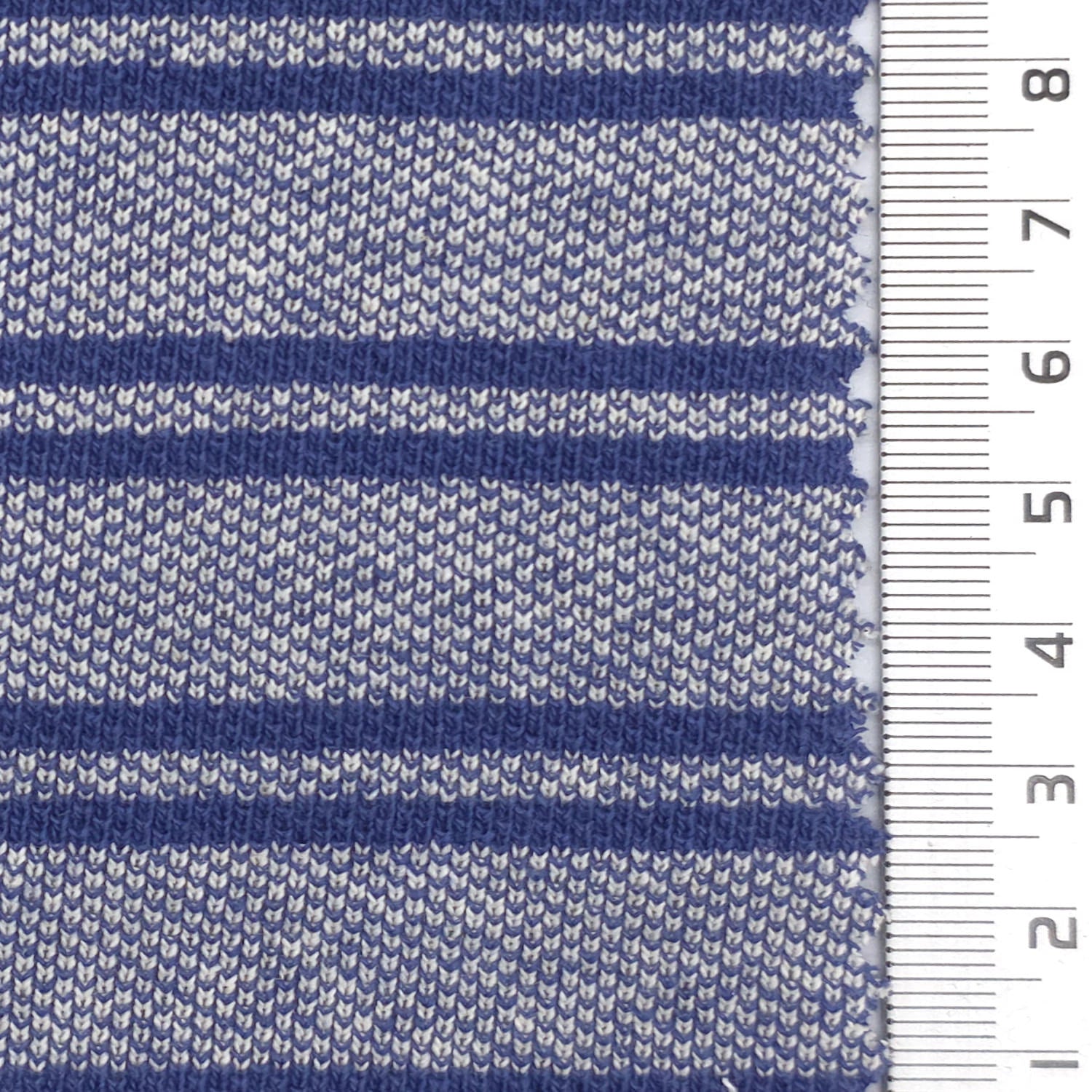 Blue - Breathable Textured Pique Cotton Knit Fabric - FAB 1928