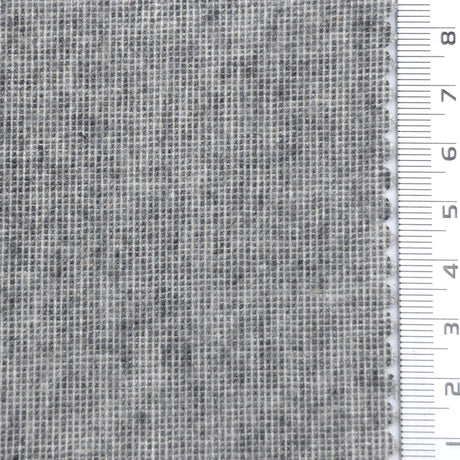 White Gray - Brushed Yarn Dyed Cotton Woven Fabric - FAB1882