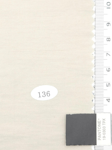 Solid Recycled Nylon Cotton Woven Fabric - FAB1709 - 1.Grey Cloud-2.Coral Reef-3.Dawn Pink-4.Old Lace-5.Vanilla-6.Almond Frost-7.Tealish Blue-8.Charcoal-9.Black 