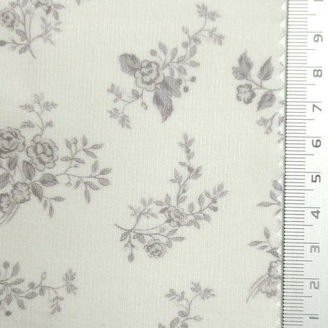 Print Floral Cotton Woven Fabric | FAB1577 | 1.Silk, 2.Echo Blue, 3.Ghost, 4.Thatch, 5.Pink Swan, 6.Oriental Pink by Fabricis.com #