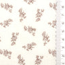 Samll Leafy Print Gauze Cotton Woven Fabric - FAB1749 - 1.Cream-2.Dark teal-3.Cream-4.Tan-5.Black 
