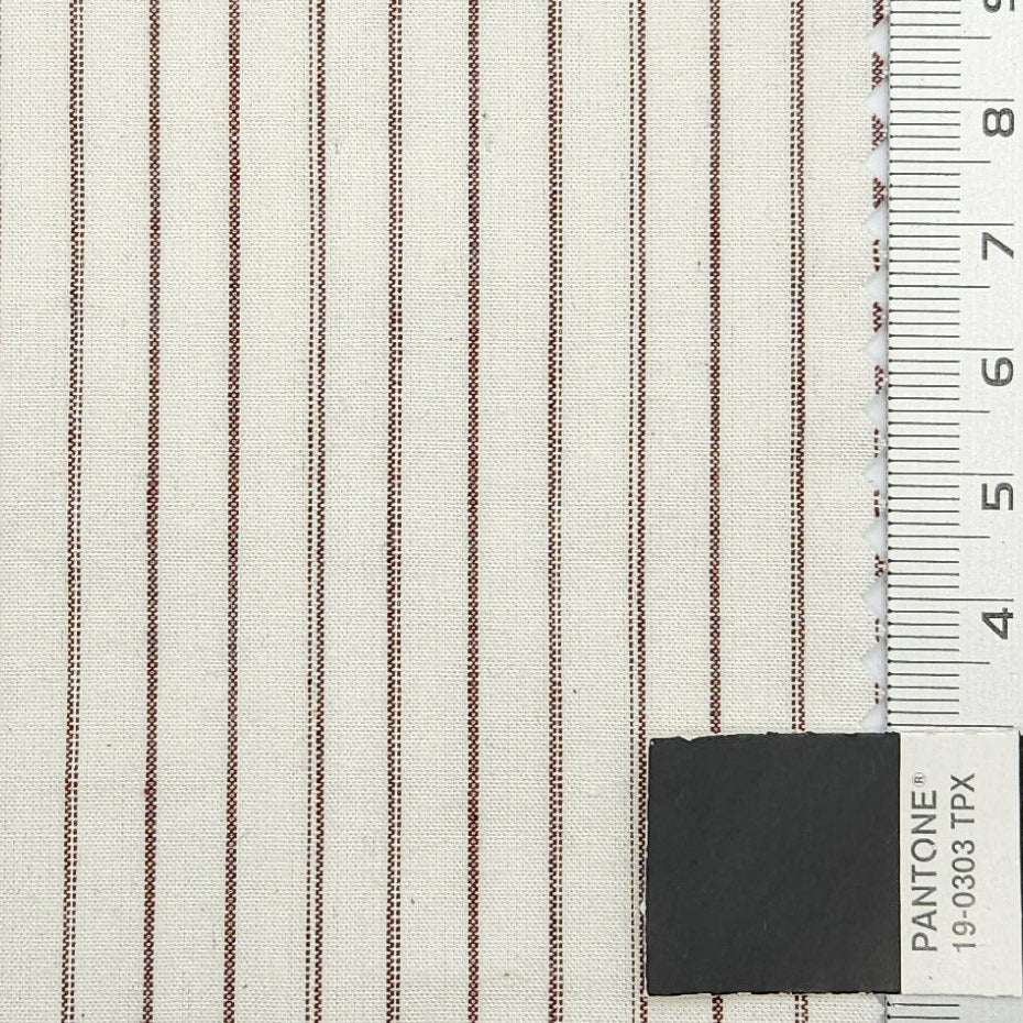 Pencil Stripe YarnDyed Cotton Woven Fabric - FAB 1745 - 3.Multi