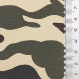 Tan Camouflage Utility Cotton Woven Fabric - FAB1841