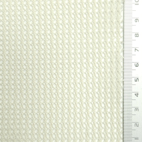 Solid Lace Mesh Polyester Knit Fabric | FAB1573 | 1.White, 2.Apple Green, 3.Frost, 4.Whisper, 5.Midnight Express, 6.Black by Fabricis.com #