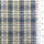 Navy Blue and Tan - Plaid Cotton Woven Fabric - FAB1862