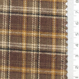 Tartan Check Brushed Cotton Woven Fabric - FAB1759 - 1.Yellow Gold-2.Forest Green-3.Brown-4.Red 