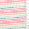 Stripe Rib YarnDyed Cotton Knit Fabric - FAB1777 - 1.Red-2.Green-3.Pink-4.Light blue-5.Black 