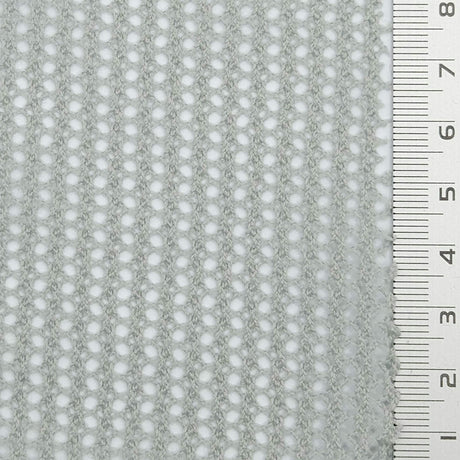 Stripe Mesh Polyester Knit Fabric - FAB1801 - 1.White-2.Ivory-3.Mint Green-4.Navy-5.Black 
