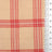 Tomato Red Check Textured Cotton Span Woven Fabric - FAB1830