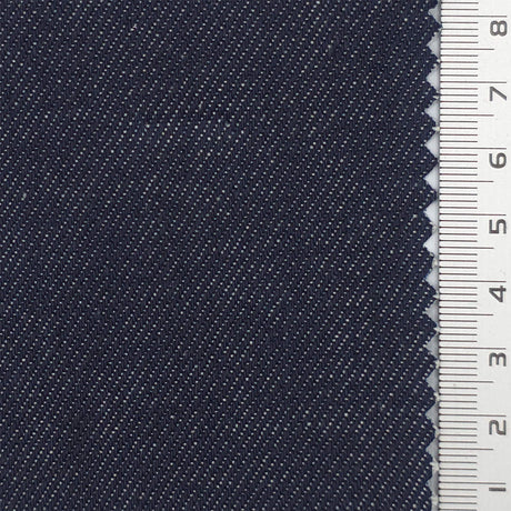 Navy Blue Premium Rigid Denim Cotton Woven Fabric - FAB1836