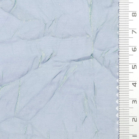 Solid Crinkled Satin Polyester Rayon Woven Fabric - FAB1793 - 1.Cream-2.White-3.Light blue-4.Sky blue-5.Dusty pink-6.Olive green-7.Dark charcoal grey-8.Black 