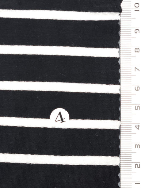 Solid Stripe Jersey Rayon Spandex Knit Fabric - FAB1726 - 1.Blue-2.Navy-3.Black-4.Red-5.Mellange-6.Olive-7.Dusty Pink-8.Red-9.White/Pink-10.White/Blue 