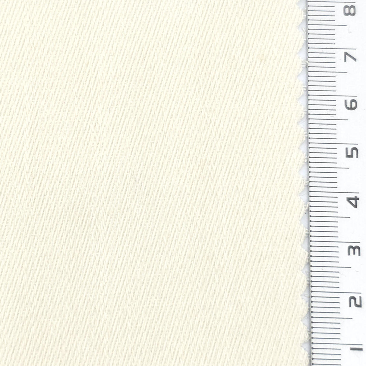 Cream - 17 Count Slub Twill Cotton Poly Woven Fabric - FAB1885