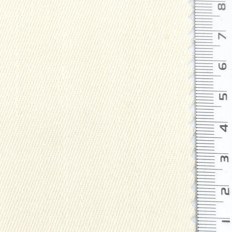 Cream - 17 Count Slub Twill Cotton Poly Woven Fabric - FAB1885