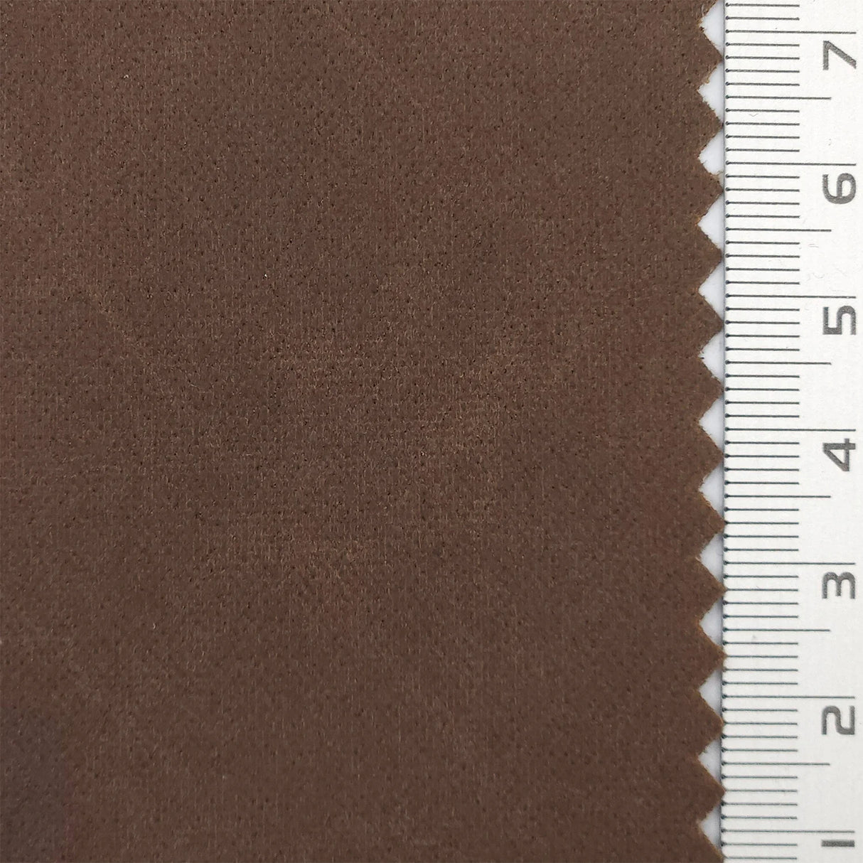 Solid Crack Suede Polyurethane Polyester Knit Fabric - FAB1764 - Chocolate