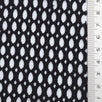 Black Textured Mesh Poly Knit Fabric - FAB1848