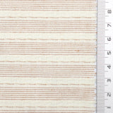 Red Textured Jacquard Stripe Cotton Woven Fabric - FAB1824