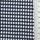 Solid Mesh Polyester Knit Fabric - FAB1802 - 1.Ivory-2.Light gray-3.Navy blue-4.White-5.Black 