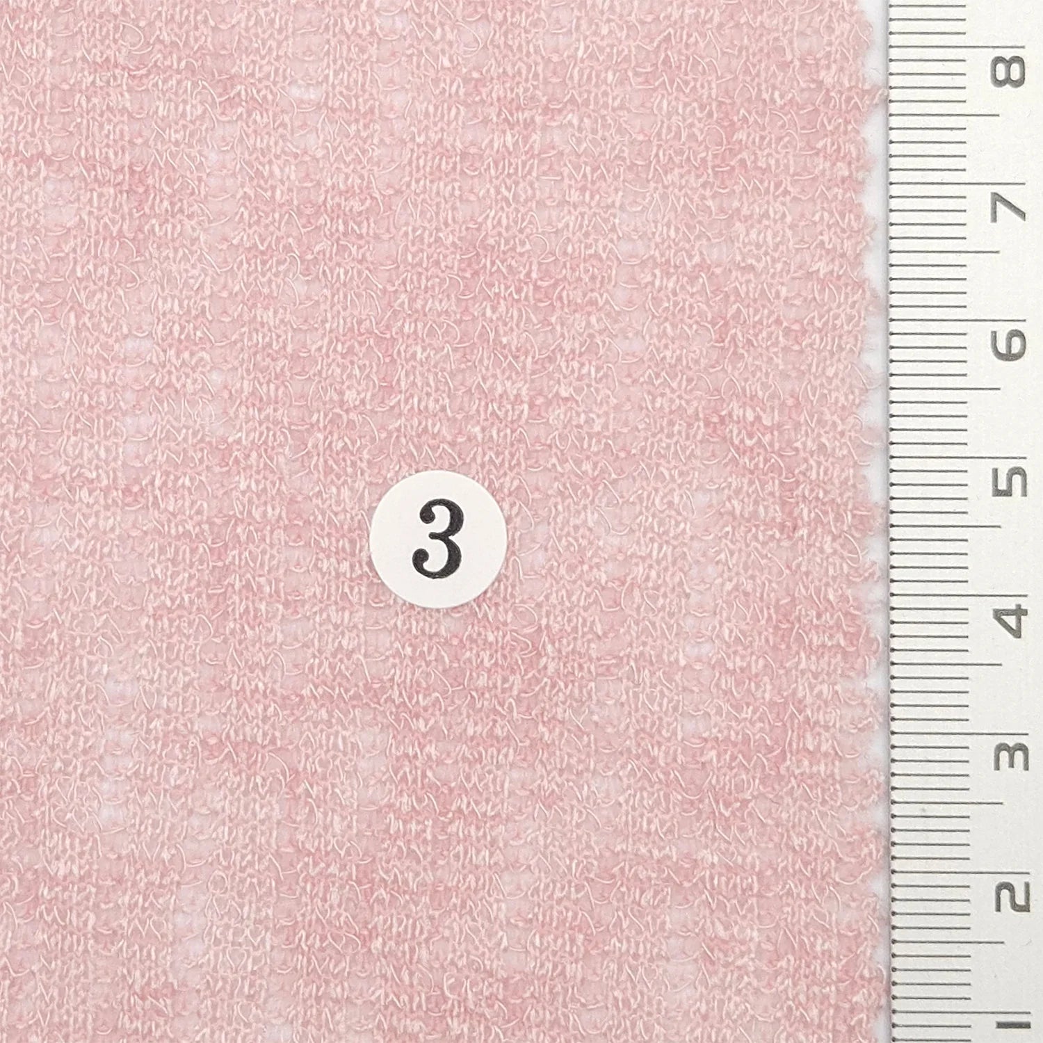 Solid Rib Polyester Spandex Knit Fabric - FAB 1767 - 3.Salmon pink