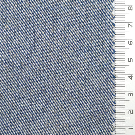 11 Count Solid Twill Cotton Linen Woven Fabric - FAB1784 - 1.Light beige-2.Light blue-3.Steel blue-4.Medium gray-5.Black 