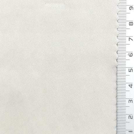 Twill Cotton Nylon Woven Fabric - FAB1960 - Off White