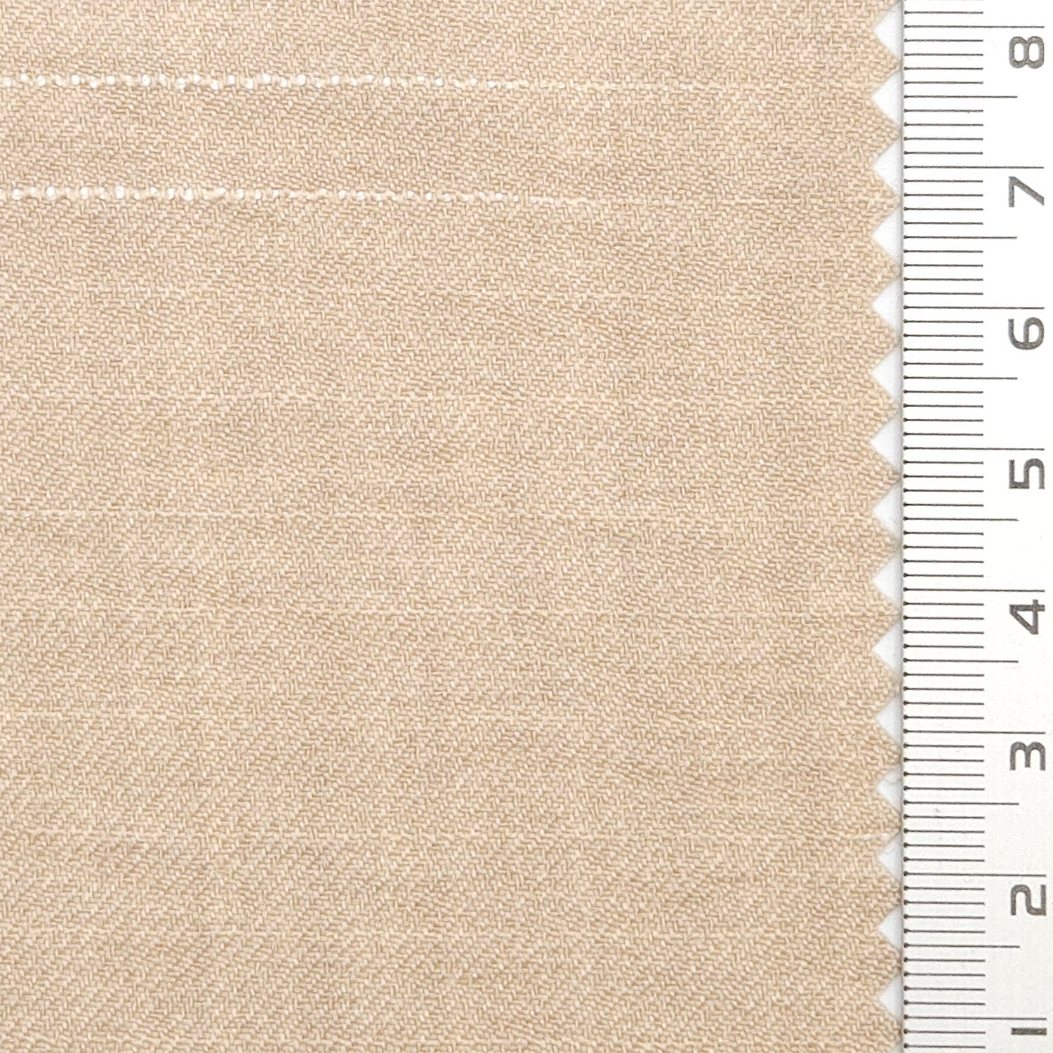 Solid Denim Slub Polyester Woven Fabric - FAB 1774 - 3.Sand