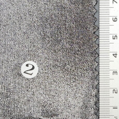Solid Foil Slinky Spandex Polyester Knit Fabric - FAB1698 - 1.Turquoise/Silver (29)-2.Black/Gold (1)-3.Black/Silver (2)-4.Ivory/Silver (3)-5.Ivory/Gold (4)-6.Black/Royal (5)-7.Black/Fuchsia (6)-8.Black/Purple (7)-9.Black/Red (8)-10.Fuchsia/Fuchsia (9) 