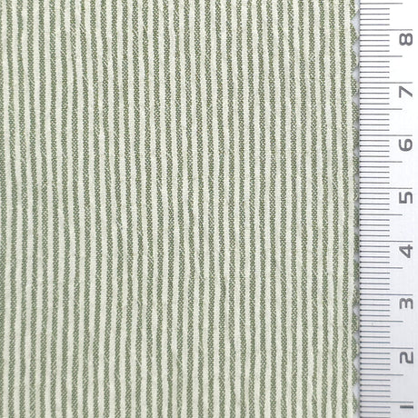 Pinstripe Polyester Rayon Woven Fabric - FAB1962 - Sage Green