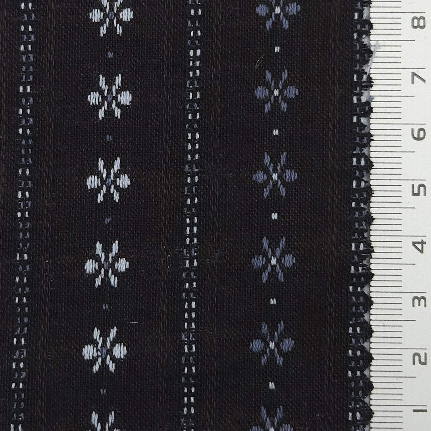 Nostalgia Stripe Jacquard Cotton Woven Fabric - FAB 1808 - 3.Navy