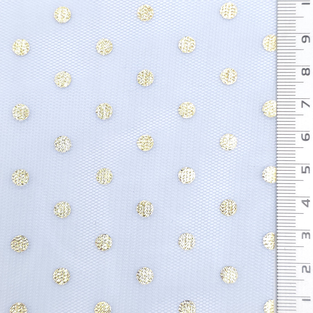 Foil Dot Polyester Knit Fabric - FAB1951 - Blue