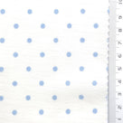 Polka Dot Polyester Woven Fabric - FAB1972 - White