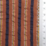 Stripe Jacquard YarnDyed Polyester Cotton Woven Fabric | FAB1583 | 1.Pale Taupe, 2.Heather, 3.Coral Tree, 4.Pale Brown, 5.Quill Grey, 6.Black by Fabricis.com #