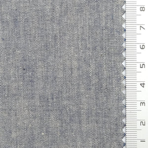 21 Count Solid Plain Linen Cotton Woven Fabric - FAB1785 - Medium gray