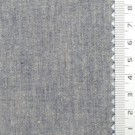 21 Count Solid Plain Linen Cotton Woven Fabric - FAB1785 - 1.Natural linen-2.Light blue-gray-3.Medium gray-4.Charcoal gray-5.Dark gray-6.Black gray 