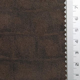 Snake Suede Polyester Spandex Knit Fabric | FAB1570 | 1.Coriander, 2.Teak, 3.Crater Brown, 4.Spice, 5.Nutmeg, 6.Dune, 7.Beige, 8.Pink, 9.Gun Powder, 10.Bright Red by Fabricis.com #