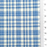 Light Blue - Gingham Plain Cotton Woven Fabric - FAB1861