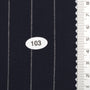 20 mm Pin Stripe Spandex Polyester Metallic Rayon Woven Fabric - FAB1751 - Dark Navy