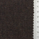 Solid Brushed Tweed Polyester Wool Woven Fabric - FAB1786 - 1.Brown Charcoal-2.Brown-3.Black Brown 