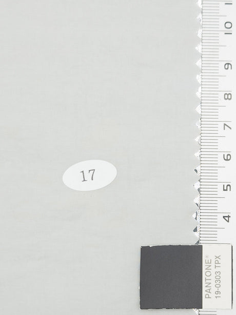 Solid Recycled Nylon Cotton Re-Nylon Woven Fabric - FAB1713 - 1.PInk Swan-2.Geyser-3.Light Grey-4.Dust Storm-5.Pearl Bush-6.Bone-7.Pale Chestnut-8.Ivory-9.Oyster Pink-10.Soft Amber 