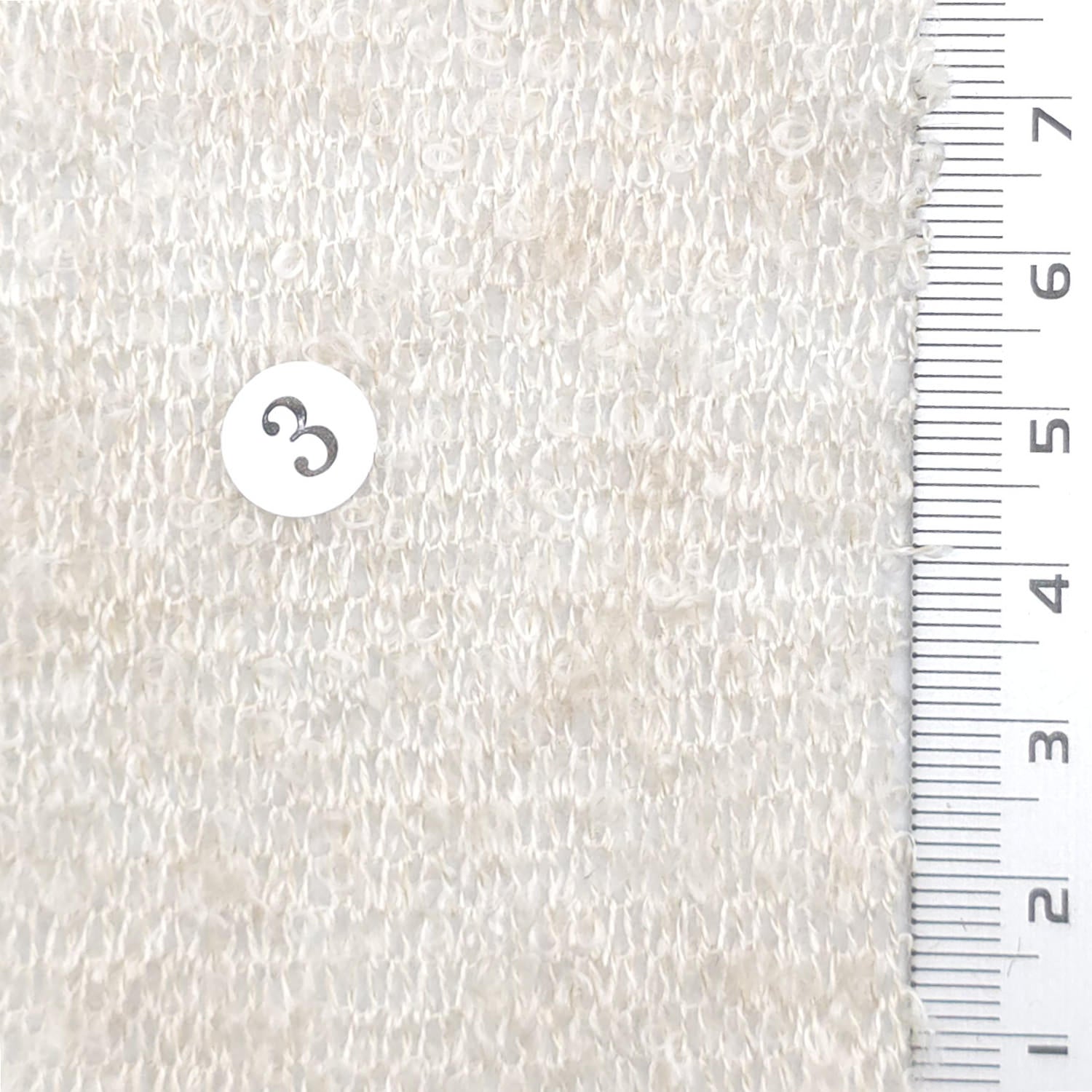 Boucle Acrylic Nylon Wool Knit Fabric - FAB1974 - Beige