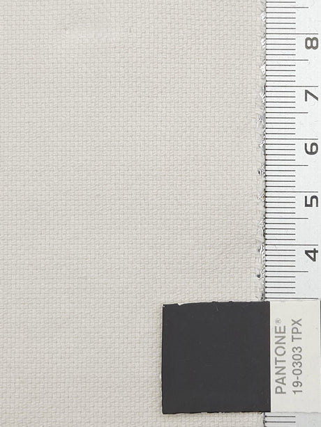 10s Solid Oxford Cotton Spandex Woven Fabric - FAB1659 - 1.Eggshell-2.Pastel Grey-3.Quill Grey-4.White-5.Soft Amber-6.Pavlova-7.Olive Green-8.Vanilla-9.Cloud-10.Concord 