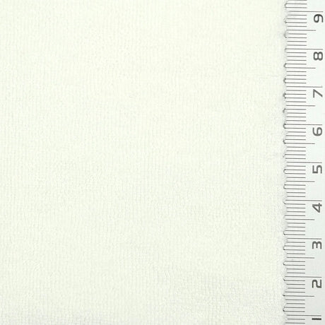 Towelling Solid Terry Cotton Polyester Knit Fabric - FAB1766 - 1.Light pink-2.White-3.Ivory-4.Light beige-5.Pale yellow-6.Tan-7.Dark green-8.Forest green-9.Charcoal gray-10.Taupe 