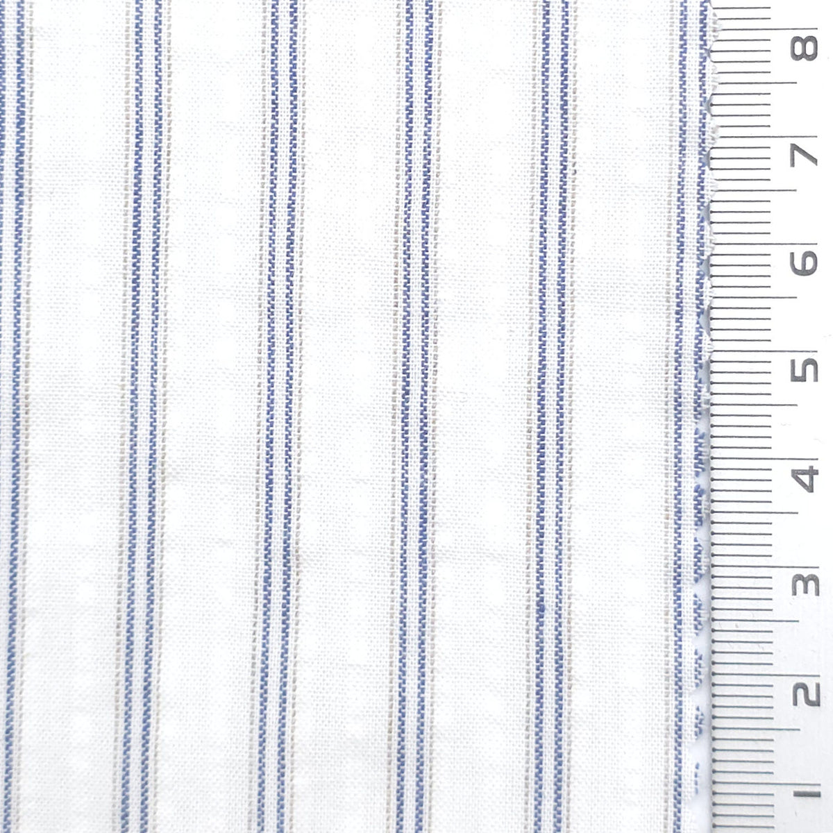 Bengal Stripe 100% Cotton Woven Fabric - FAB1968 - Blue
