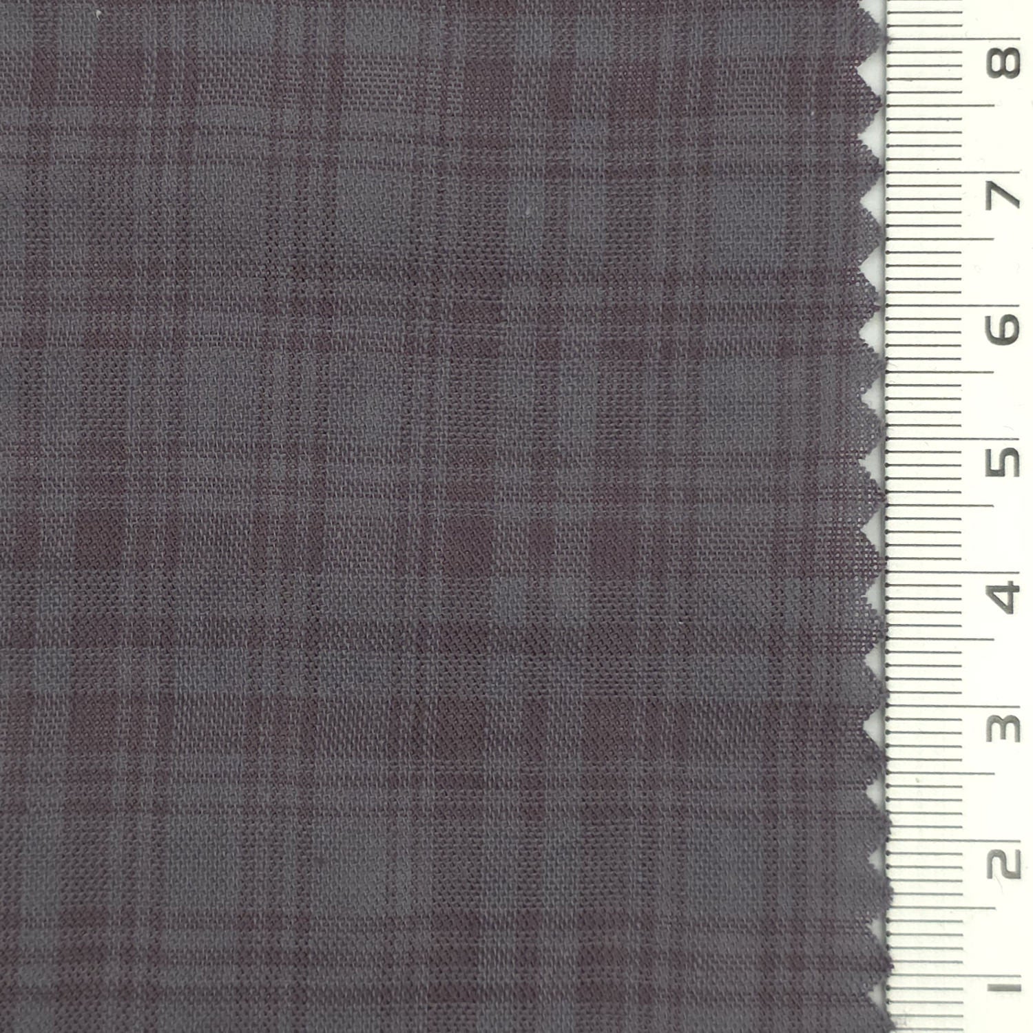 Charcoal Gray - Airy Lightweight Plaid Cotton Rayon Woven Fabric - FAB 1936